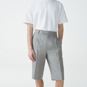 COS Knee Length Linen Shorts